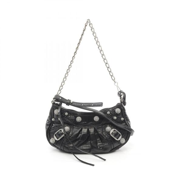 Balenciaga LE CAGOLE handbag black leather - Picture 1 of 4